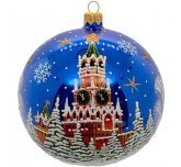 Елочный шар 115 мм "Праздничный" (Ёлочка) новый