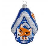 фигурка "Домик лесной"  (Ёлочка) синий
