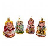 набор ёлочных игрушек "Времена года" в сувенирной упаковке (Ёлочка)