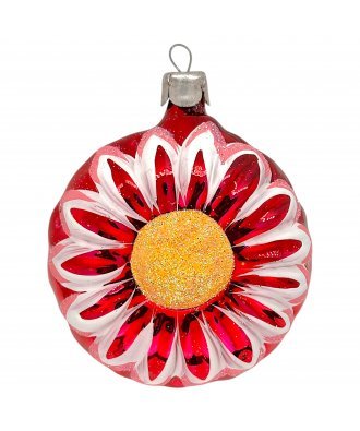 Елочная игрушка - подвеска малая "Ромашка" (Интерьер-Промысел)