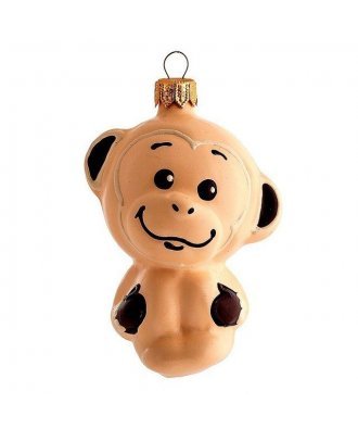 Ёлочная игрушка"Шоколадная обезьянка " белый шоколад(Ариель)