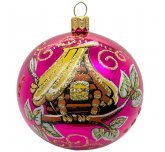 Ёлочный шар 75 мм "Шутка" (Ёлочка)