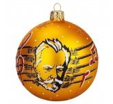 Ёлочный шар 85 мм "Композитор" (Ёлочка)