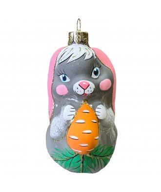 Ёлочная игрушка "Кролик" (Интерьер - Промысел) серый