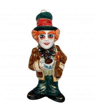 Ёлочная игрушка "Шляпник" (Лефортовский фарфор)