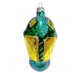 Ёлочная игрушка "Лампа" (Интерьер - Промысел) зелёная