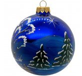 Ёлочный шар 100 мм "Зимняя ночь" (ЭВИС)