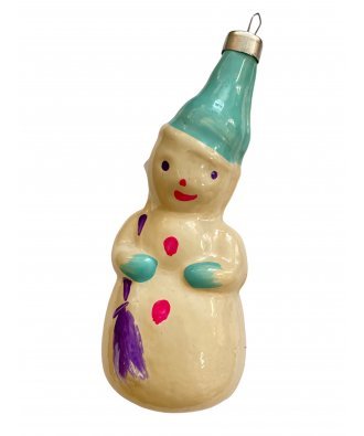 Ёлочная игрушка "Снеговичок (Туймазы) бирюзовый