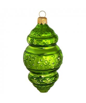 Ёлочная игрушка "Подвеска" (Рождественское яблоко) зелёный