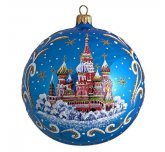 Ёлочный шар 115 мм "Покровский храм" (Ёлочка)