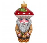 Ёлочная игрушка "Дед Мухомор" (Мария)