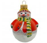 Ёлочная игрушка "Снеговик большой" (Эвис)