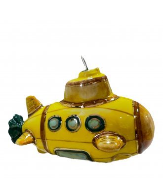 Ёлочная игрушка "Подводная лодка" (Лефортовский фарфор)
