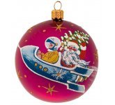 Ёлочный шар 75 мм  "Полёт"  (Ёлочка)