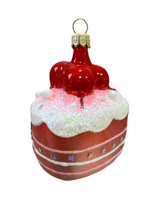 Ёлочная игрушка "Пирожное" (Бирюсинка)