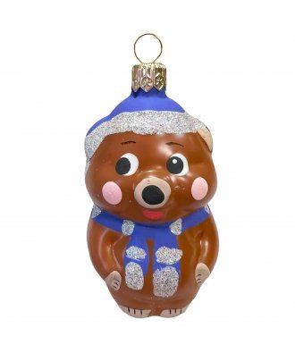 Ёлочная игрушка "Мишка" (Интерьер-Промысел) коричневый