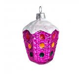 Ёлочная игрушка "Светофор " (Интерьер-Промысел) малиновый