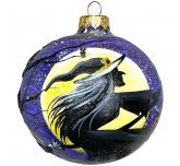 Ёлочный шар 100 мм "Ведьма " (Мария)