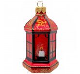 Ёлочная игрушка "Фонарик новогодний - 01" красный (Эвис)