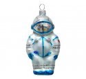 Ёлочная игрушка "Космонавт" (Ёлочка) отделка скафандра синяя