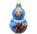 Ёлочная игрушка "Русская красавица" (Винтажный шар)
