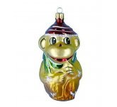 фигурка "Обезьянка" в шарфике (Ёлочка)