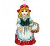 Ёлочная игрушка "Красная Шапочка" (Лефортовский фарфор)