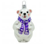 Ёлочная игрушка "Умка" (Ёлочка) фиолетовый