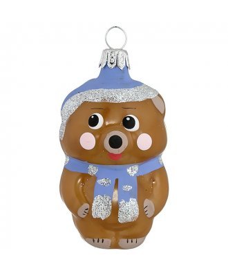 Ёлочная игрушка "Мишка" (Интерьер-Промысел) коричневый