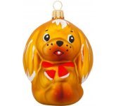 фигурка "Собачка" с бантом (Ёлочка)