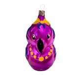 Ёлочная игрушка "Каркуша" (Интерьер - Промысел) малиновый