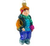 Ёлочная игрушка "Мальчик с букетом"  (Ариель)