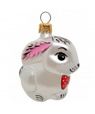 Ёлочная игрушка "Кролик" (Иней)