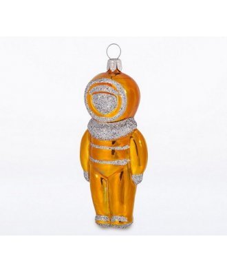 Ёлочная игрушка "Космонавт - 2" (Ёлочка) золотой