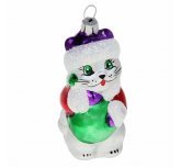 Ёлочная игрушка "Мурзик" (Ёлочка) шубка красная