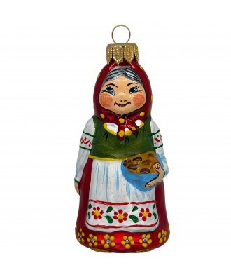 Ёлочная игрушка "Бабушка с пирожками" (ЭВИС)