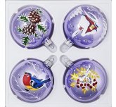 набор ёлочных шаров 4х75мм "Зима" (Ёлочка)