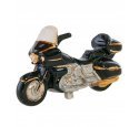 Ёлочная игрушка "Мотоцикл" (фарфоровая мануфактура) чёрный