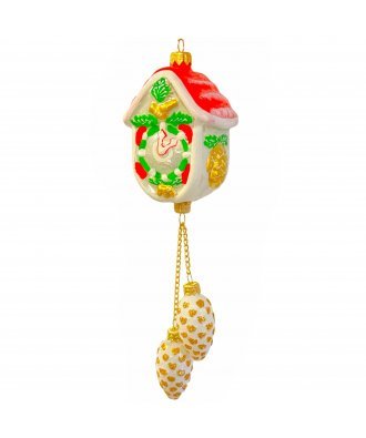 Ёлочная игрушка "Часики с кукушкой" (Эвис)