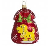 фигурка "Весёлый пёсик" Подарок (Ёлочка)