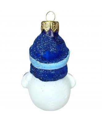 Ёлочная игрушка "Снеговичок в синей шапке" (Эвис)