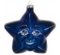 Ёлочная игрушка "Звезда большая" (Интерьер-Промысел) синяя