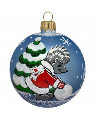 Ёлочный шар 75 мм "Лесной" (Ёлочка)