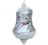 Ёлочная игрушка колокольчик "Ягодка" (Ёлочка)