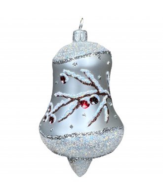 Ёлочная игрушка колокольчик "Ягодка" (Ёлочка)