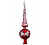 верхушка на ёлку "Нежность"  (Ёлочка) красный