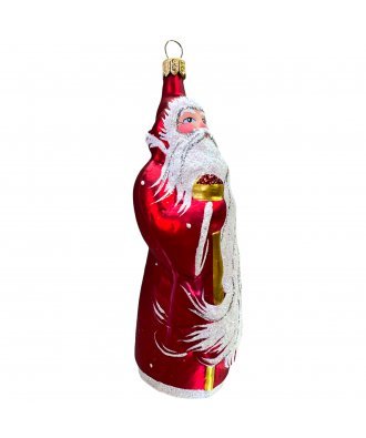 Ёлочная игрушка "Дед Мороз в красном" (Бирюсинка) новый