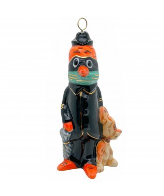 Ёлочная игрушка "Мистер Моркоу" (Лефортовский фарфор)