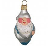 Ёлочная игрушка "Мини Гномик" (Бирюсинка) серебристый