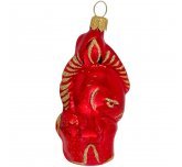 Ёлочная игрушка "Конёк-горбунок" (Ёлочка) красный